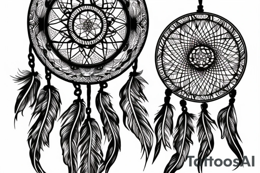 Dreamcatcher tattoo idea