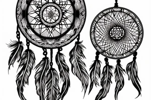 Dreamcatcher tattoo idea