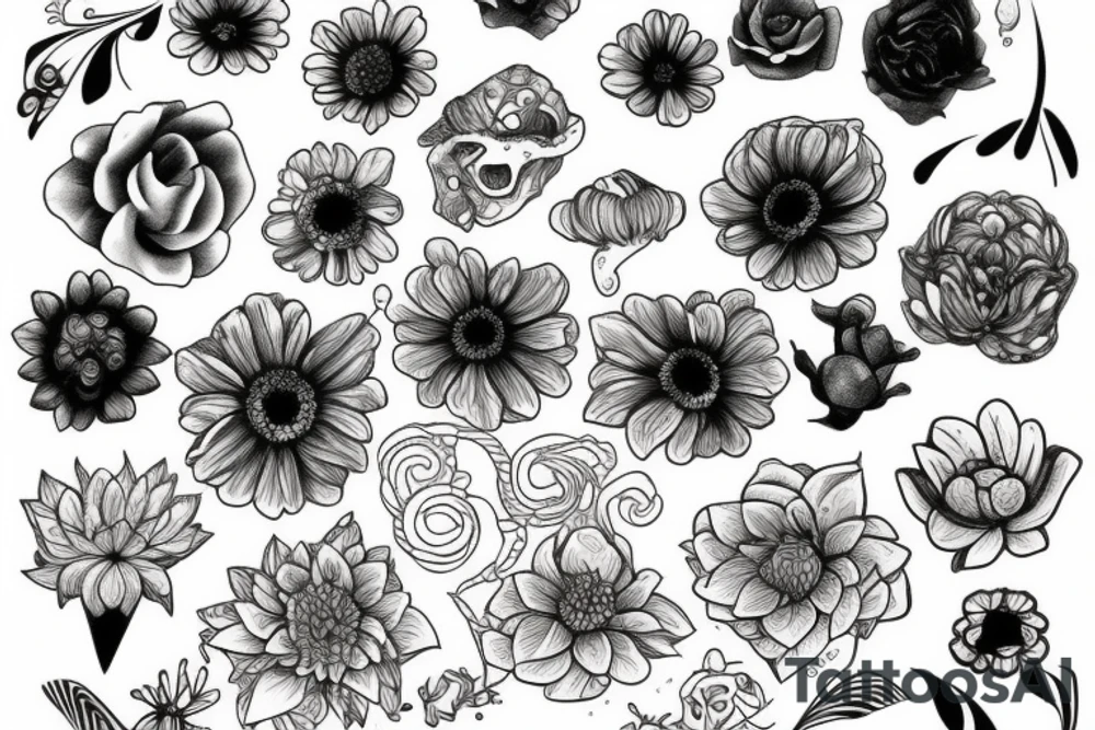 anemone tattoo idea