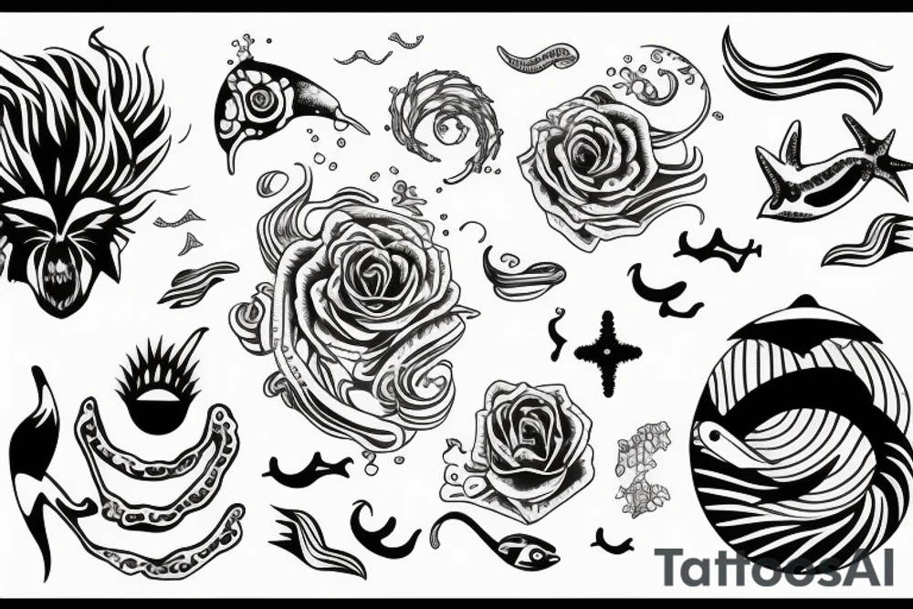 Ocean tattoo idea
