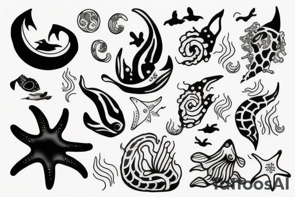 Ocean tattoo idea