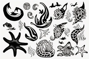 Ocean tattoo idea