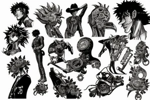 cowboy bebop tattoo idea