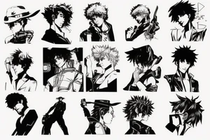 cowboy bebop tattoo idea