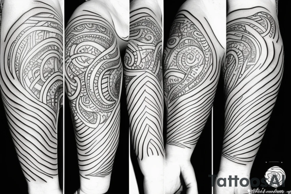 Sea water tattoo idea