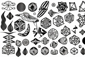 Sea water tattoo idea