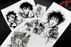 cowboy bebop tattoo idea