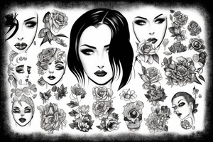 No one hurts this pretty girl but her tattoo idea