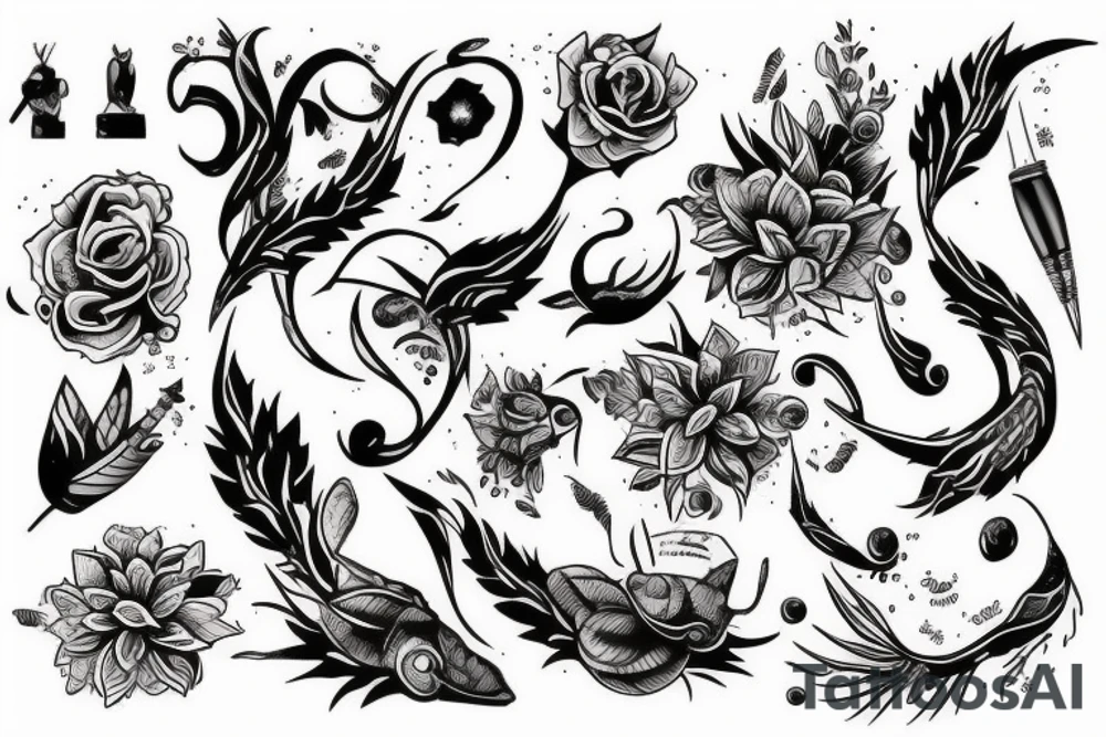 Самурай tattoo idea
