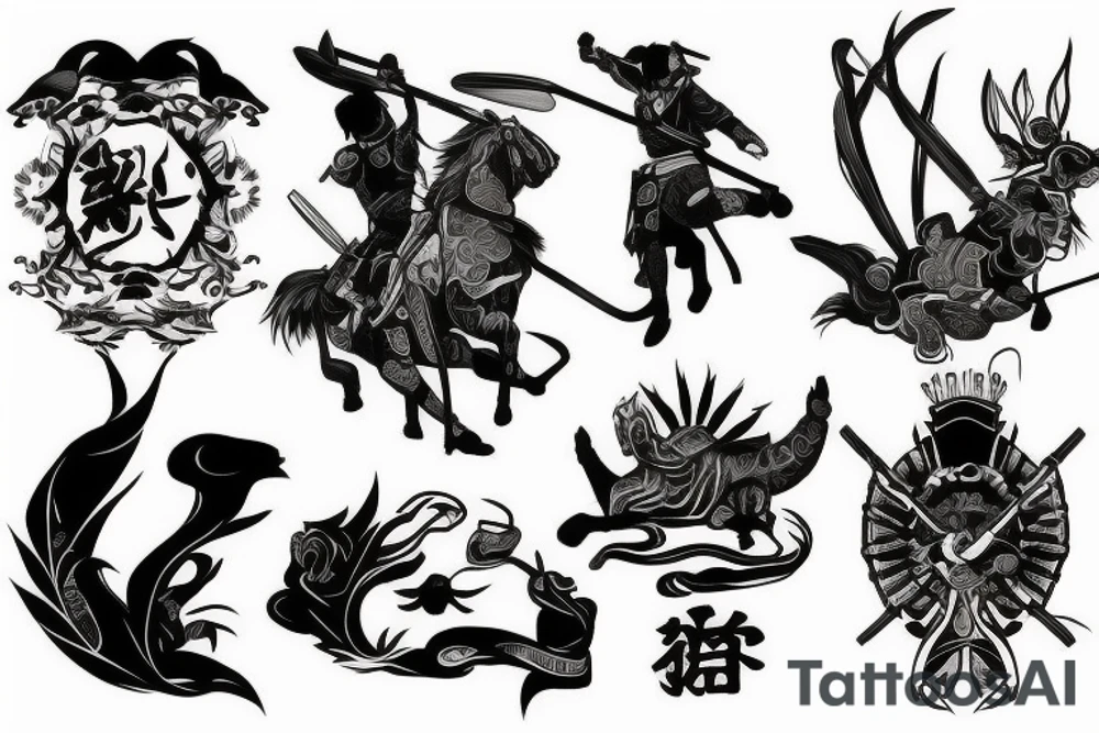 Сamurai tattoo idea