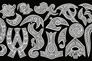 Slavic runes veles tattoo idea