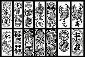 A sign of good luck fortune happiness of life tattoo idea