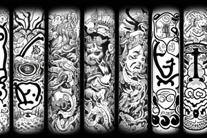 A sign of good luck fortune happiness of life tattoo idea