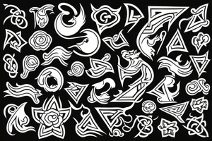 A sign of good luck fortune and money tattoo idea