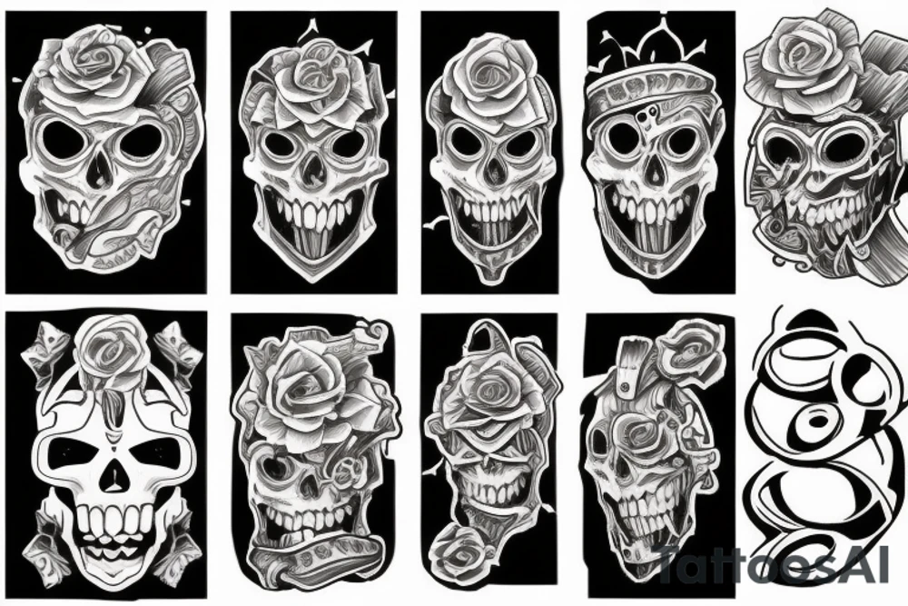 gear teeth tattoo idea