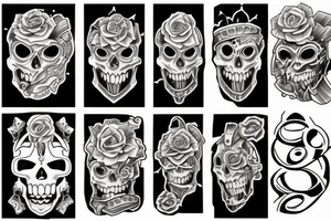 gear teeth tattoo idea