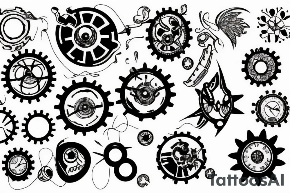 A gear tattoo idea