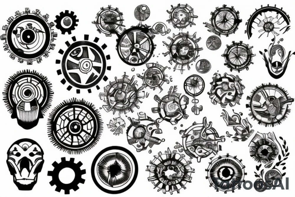 A gear tattoo idea