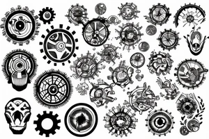 A gear tattoo idea
