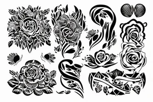 Alex and Tonique wife and husband
Love tattoo idea