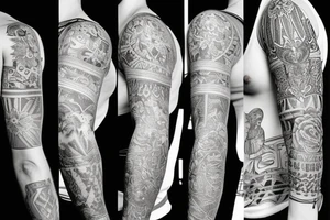 A sleeve that portrays the gospel tattoo idea