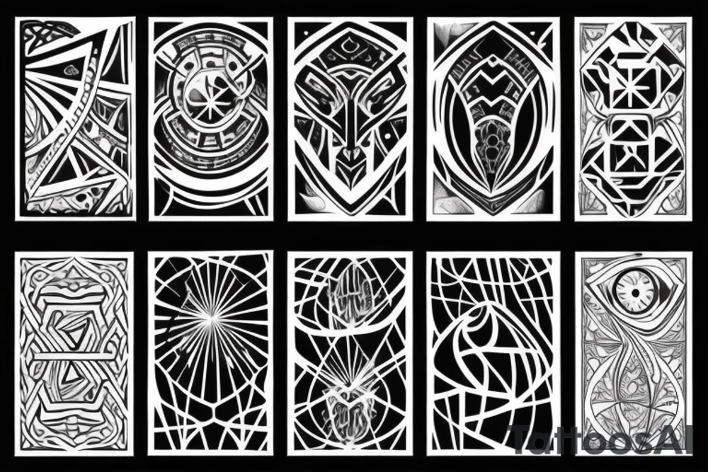 Light and dark tattoo idea