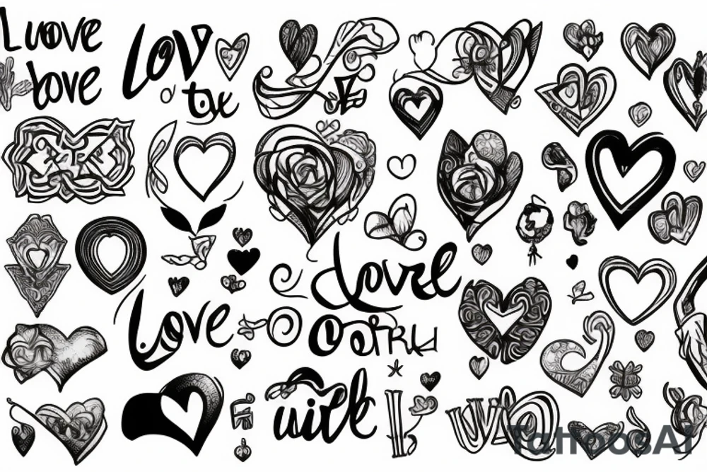The wish to luve in a another world tattoo idea