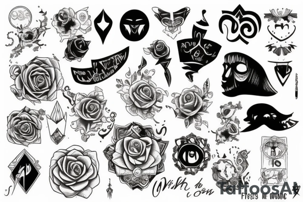 The wish to live in a another world tattoo idea