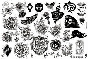 The wish to live in a another world tattoo idea