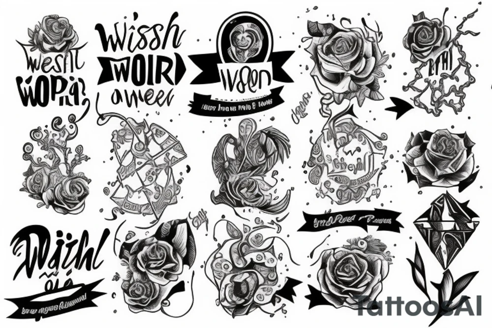 The wish to live in a another world tattoo idea