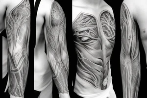 anatomical heart tattoo idea