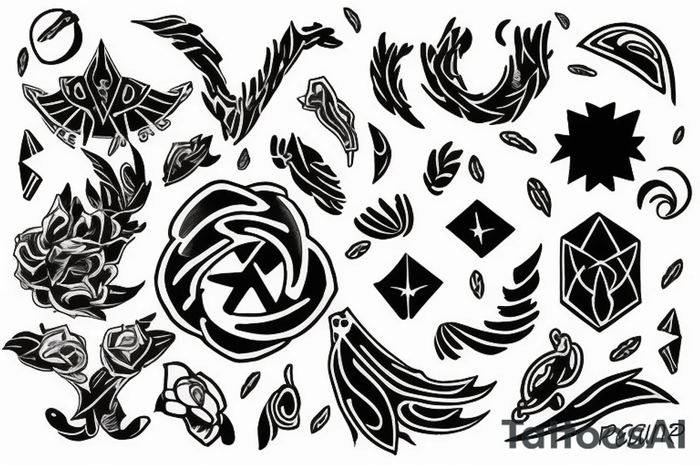 Parker June 14th Gemini symbol tattoo idea