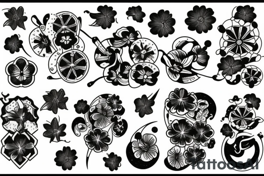 Cosmos tattoo idea