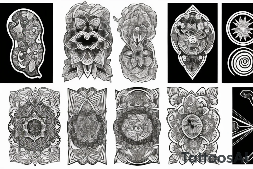 Cosmos tattoo idea