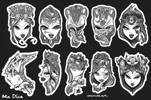 Warrior tattoo idea