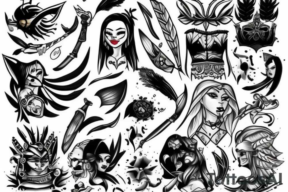 Warrior tattoo idea
