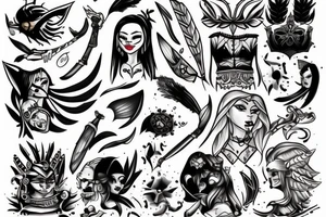 Warrior tattoo idea