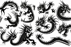 Japan dragon tattoo idea