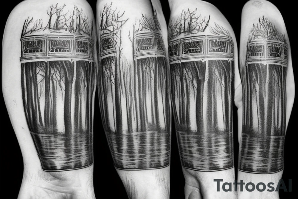 Forest, Louis Vuiton, grandfather, railway, still I rise, Greece, Roman empire tattoo idea