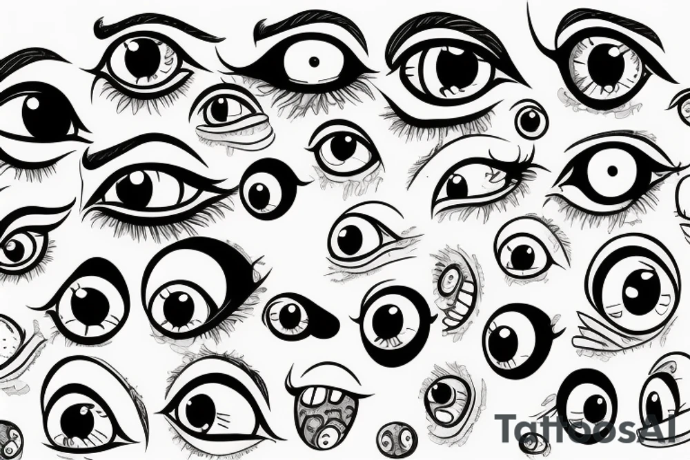 Eyeball tattoo idea