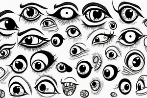 Eyeball tattoo idea