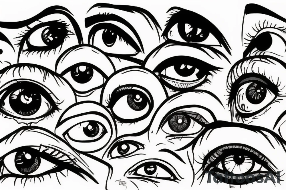 Eyeball tattoo idea
