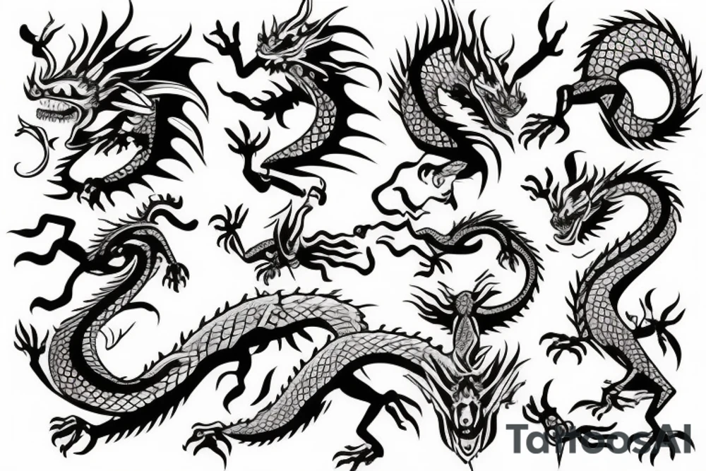 Dragon tattoo idea