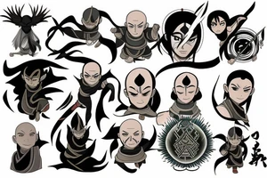 avatar the last airbender wan shi tong tattoo idea