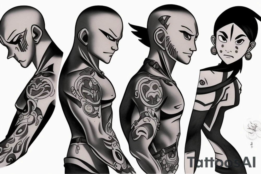 avatar the last airbender wan shi tong tattoo idea