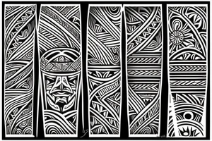 Polynesian Tribal Islans tattoo idea