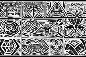Polynesian Tribal Islans tattoo idea