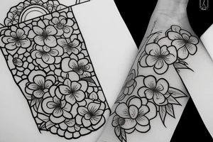 Japanese sakura tattoo idea