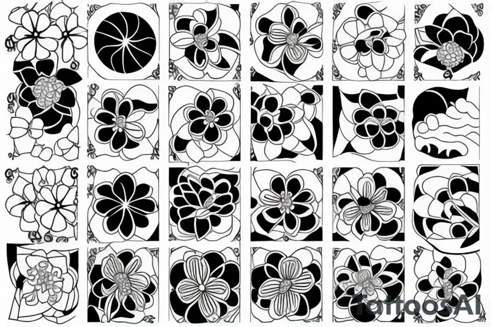 Japanese sakura tattoo idea