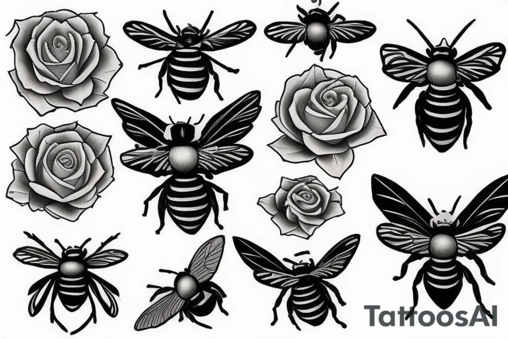 bumblebee tattoo idea